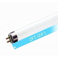 (6 Pack) F17T8/865 17W 24 Inch T8 Fluorescent Tube Light Bulb, 6500K Daylight White, Medium Bi-Pin (G13) Base, 17 Watt T8 Light Bulbs