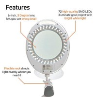 Newhouse Lighting Led Magnifying Lamp Professional With Roller Base