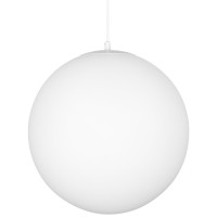 Kira Home Ceres 8 Midcentury Modern Hanging Orb Pendant Light With Smooth Matte White Frosted Diffuser White Finish