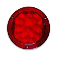 Dream Lighting Led 12Volt Round Rear Tail Brake Stop Signal Light For Rv Trailer Truck Automotivered Light Ip65 Pack Of 2 Do