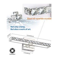 Solfart Crystal Wall Mirror Vanity Light Fixtures For Bathroom Vanity Bedroom Lighting Led Vanity Lights