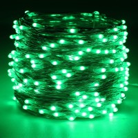 Ruichen Usb Fairy Lights 66 Ft 200 Led String Lights With On/Off Switch (Green, 2 Pack)