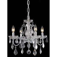 Calista Collection Pendant D17In H15In Lt:4 Chrome Finish