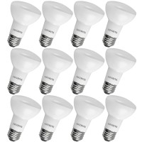 Luxrite Br20 Led Bulb, 45W Equivalent, 6500K Daylight, Dimmable, 460 Lumens, R20 Led Flood Light Bulb 6.5W, Energy Star, Damp Rated, E26 Base, Perfect For Recessed And Track Lighting (12 Pack)