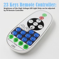 Power Supply Adapter With Ir Receiver +23 Keys Remote Control For 360