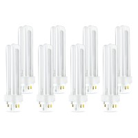 (8 Pack) Plc-13W 835, 4 Pin G24Q-1, 13 Watt Double Tube, Compact Fluorescent Light Bulb, Replaces Philips 38327-3, Ge 97596 And Sylvania 20671