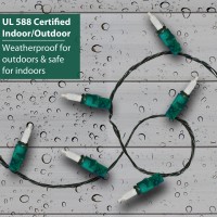 Brite Star 50 Lt String To String Lights Clear Green Wire