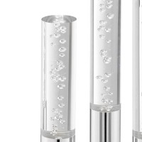 3 Lights Acrylic Cylinders Table Lamp Integrated Led, Dimmable(D0102Hge4Z7)