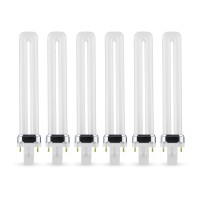 Circle (6 Pack) Pl-13W 835, 2 Pin Gx23, 13 Watt Single U-Shaped Twin Tube, Compact Fluorescent Light Bulb, Replaces Philips Pls13W35 Gx23 And Sylvania Cf13Ds835 Gx23