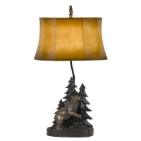 AnimalsInsects One Light Table Lamp in Antique Bronze finish 17 50 inches