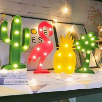 Qiaofei Pineapple Light,Led Cute Pineapple Night Table Lamp Light For Kids Room Bedroom Gift Wall Party Holiday Home Decorations Yellow