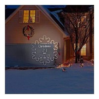 Gemmy 11955 Christmas Countdown To Christmas Snowflake Light Show Projector