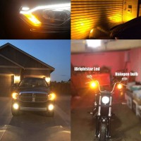 Ibrightstar Newest Extremely Bright 3030 Chipsets 921 T15 912 W16W Led Bulbs For Turn Signal Blinker Side Marker Lights, Amber Yellow