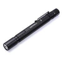 Infray Led Pen Light Flashlight, Zoomable, Small Pocket-Sized Edc Penlight With Super Bright 220 Lumens Cree Led, Ipx5 Water-Resistant, 3 Light Modes, 2Aaa Battery Powered