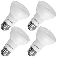 Luxrite Br20 Led Bulb, 45W Equivalent, 3000K Soft White, Dimmable, 460 Lumens, R20 Led Flood Light Bulb 6.5W, Energy Star, Damp Rated, E26 Base, Perfect For Recessed And Track Lighting (4 Pack)