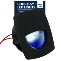 Five Oceans Led Companion Way Light, Marine Courtesy Lights, Square Light For Boat Interior, Deck, Cockpit, Blue Led, For Pontoon, Fishing Boat, Bass Boat, Yacht, Sailboat, Rvs, Caravan - Fo4002