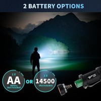 Ultrafire 5 Pack Sk68 Tactical And Small Flashlights 7W 3Mode Pocket Torch Adjustable Focus Zoom Light Lamp