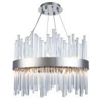 3000 Dallas Collection Chandelier D:20In H:14In Lt:14 Chrome Finish (Royal Cut Crystals)