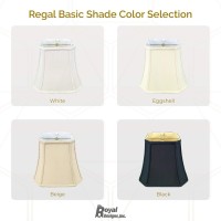 Royal Designs Inc Bso70512Eg Square Cut Corner Bell Lamp Shade Bso705 Eggshell 12 Inch