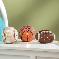 Dei Baseball Sports Plug In Tabletop Night Light,White