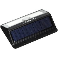 Dr Tech Solar Lights - Bright 20 Led Solar Power Security Light With Motion Sensor Wireless Waterproof Wall Lights For Driveway Patio Garden Path Fence Outdoor (Black-1Pcs)