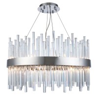 3000 Dallas Collection Chandelier D:25In H:14In Lt:16 Chrome Finish (Royal Cut Crystals)