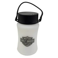 Harley-Davidson Bar & Shield Silicone Solar Lantern, Portable & Collapsible