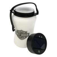 Harley-Davidson Bar & Shield Silicone Solar Lantern, Portable & Collapsible