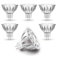 Alide Mr16 7W Gu5.3 Led Bulbs Replace 50W-75W Halogen Equivalent,2700K Warm White,12V Low Voltage Mr16 Bulb Spotlight For Outdoor Landscape Flood Track Recessed Lighting,560Lm,38 Deg,6 Pack