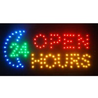 Led Open Signs Decor For Business Mart Shop Store Bar Cafe Now Open Sign Display On/Off Switch + Chain (19