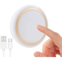 Rtsu Rechargeable Touch Light With Timer Dimmable Kids Baby Nursery Night Light Lamp Stickon Anywhere Led Push Tap Light For