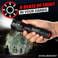 Gearlight 2Pack S1000 Led Flashlights High Lumens - Mini Flashlights For Camping, Hiking, Walking - Powerful Emergency Flashlights With 5 Modes For Outdoor Use - Bright Flashlight With Zoomable Beam