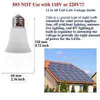 Taysing 12V Light Bulb A19 9W Cold White 6000K E26 Screw Base 12V Led Bulb Dc 12 Volt 24V 36V 48V Low Voltage Lights For Solar Battery System,Rv,Marine Boat,Off Grid Lighting(9W-6000K-2 Pack)