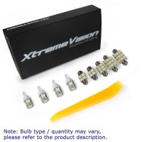 XtremeVision Pure White Premium Interior LED Kit XtremeVision LED Interior Package comes with everything you need to upgrade your stock interior lights to LED Every kit is fully PlugandPlay allowing a quick and easy installation Each kit will come with an