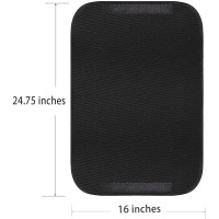 Perfect size 16 x 2475 inchesHigh quality polyester fiber fabric gives you complete blackout