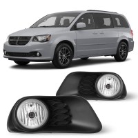 Winjet Wj30-0426-09 Oem Series For [2011-2017 Dodge Grand Caravan] Driving Fog Lights + Switch + Wiring Kit