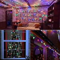 Brizled C9 Christmas Lights Multicolor, 16Ft 25 Led Faceted C9 Outdoor Christmas Lights, 120V Ul Certified C9 Xmas Lights, C9 String Lights Connectable For Indoor Christmas Tree, Wreath, Yard, Patios