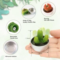 Aixiang 12Pcs Cactus Candles Succulent Candles Wedding Party Favors For Guests Bridal Shower Candles Favors Housewarming Favo