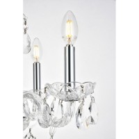 Elle Collection Pendant D17In H18In Lt:4 Chrome Finish