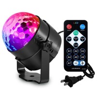 Led Sound Activated Party Lights With Remote Control Dj Lighting Disco Ball Strobe Club Lamp 7 Modes Stage Par Light Magic Mini Led Stage Lights For Christmas Home Room Dance Partiee Parties Birthday