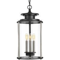 Progress Lighting P550012-031 Squire Outdoor, Black, 20.25X9.88X9.88