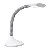 Verilux Smartlight Full Spectrum Led Desk Lamp With Adjustable Brightness, Flexible Gooseneck And Integrated Usb Charging Port - Reduces Eye Strain And Fatigue - Ideal For Readers, Artists, Crafters