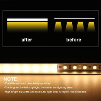 Starlandled Led Strip Channel 20Pack Led Aluminum Channel With Cover And Complete Mounting Accessories For Smd2835 600Leds Warm White Led Strip