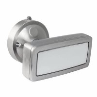 Feit Electric - 73704 300-Watt Equivalent Dusk To Dawn Single Flood Led Security Outdoor Light, 5000K, Single Head Stainless Large