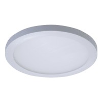 Halo 5 In. And 6 In. 4000K White Integrated Led Recessed Round Surface Mount Ceiling Light Trim At Cool White