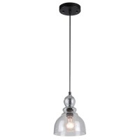 Westinghouse 6100800 Industrial One-Light Adjustable Mini Pendant With Handblown Clear Seeded Glass, Brushed Nickel Finish-2 Pack, 2-Pack, Oil Rubbed Bronze, 2 Count