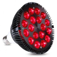 Higrow 36W All Deep Red 660Nm Led Grow Light Bulb For Indoor Plants Flowering Bloom And Fruiting, Grow Spectrum Enhancement