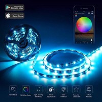 Led Wifi Controller, Rgb Led Light Strip Voice Control From Alexa & Google Home, Wifi Wireless Smart Controller With Free App Via Ios Or Android Smartphone