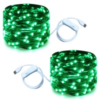 Ruichen Usb String Lights 20 Ft 120 Led Fairy Lights With Onoff Switch Waterproof Copper Wire Lights For Bedroom Wall Ceiling