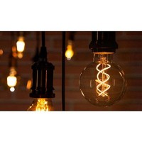 Feit 6.5-Watt Soft White (2150K) G25 Dimmable Led Clear Vintage Style Light Bulb Vintage Antique Style Light Bulb